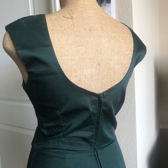 NWT Rare! Rock Steady Pinup Dress with Sweetheart Neck Green size L - Picture 4 of 10